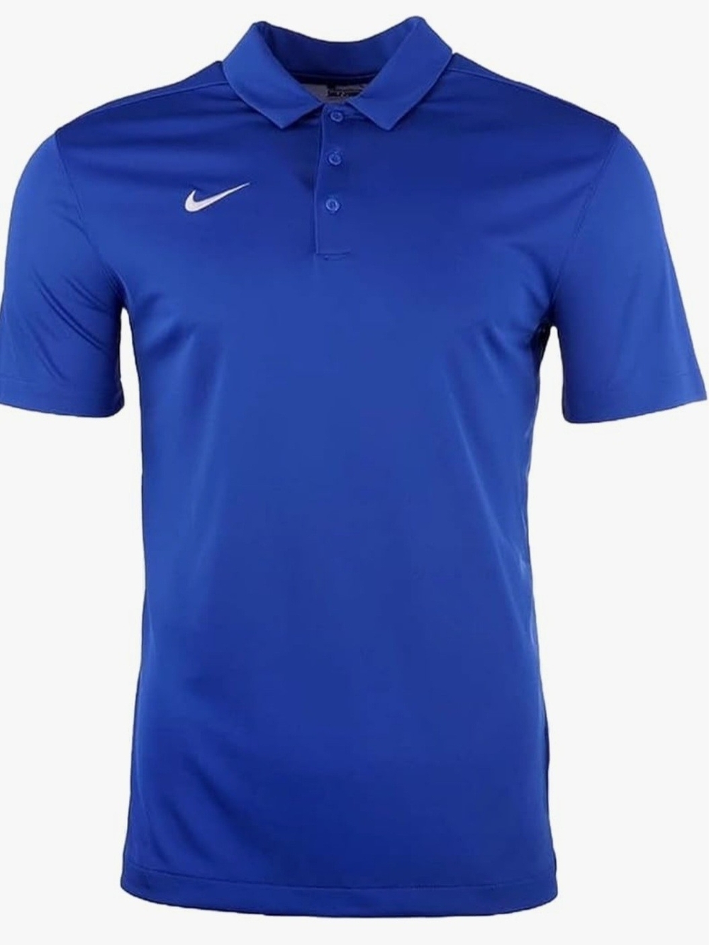 Nike Men's Royal Blue Short-Sleeve Dri-FIT Polo Size XL